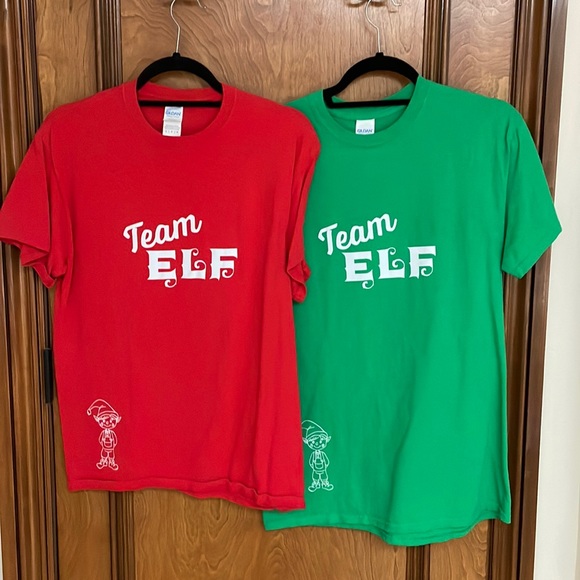 fun christmas shirts (A SET) - Picture 1 of 4